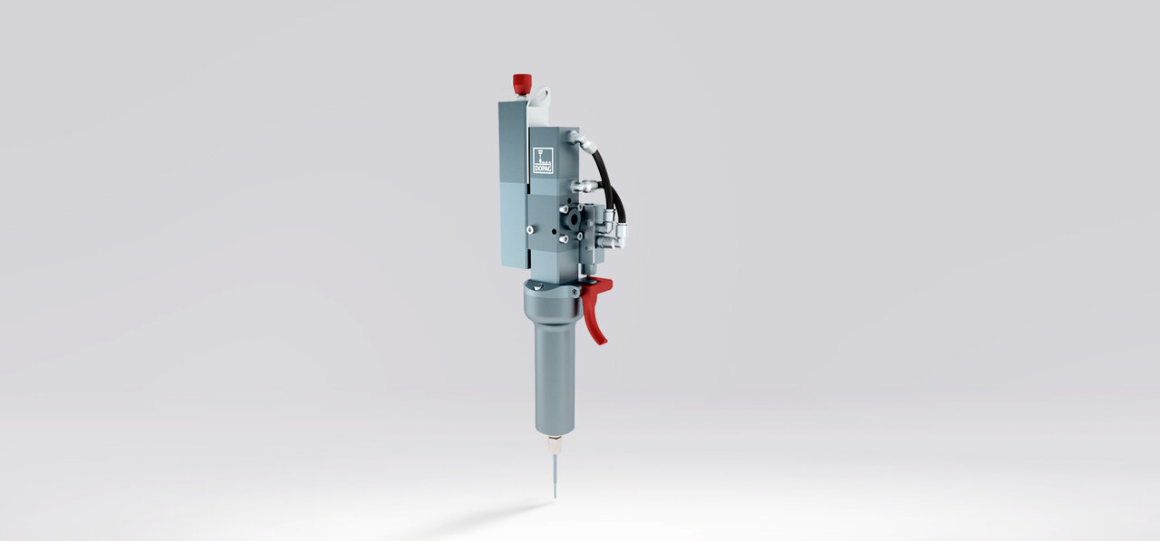 DOPAG handheld metering valve for lubricants Handheld metering valve - manual dispensing of lubricants